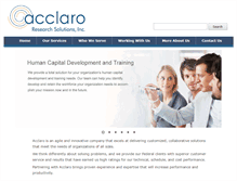 Tablet Screenshot of acclaroresearch.com